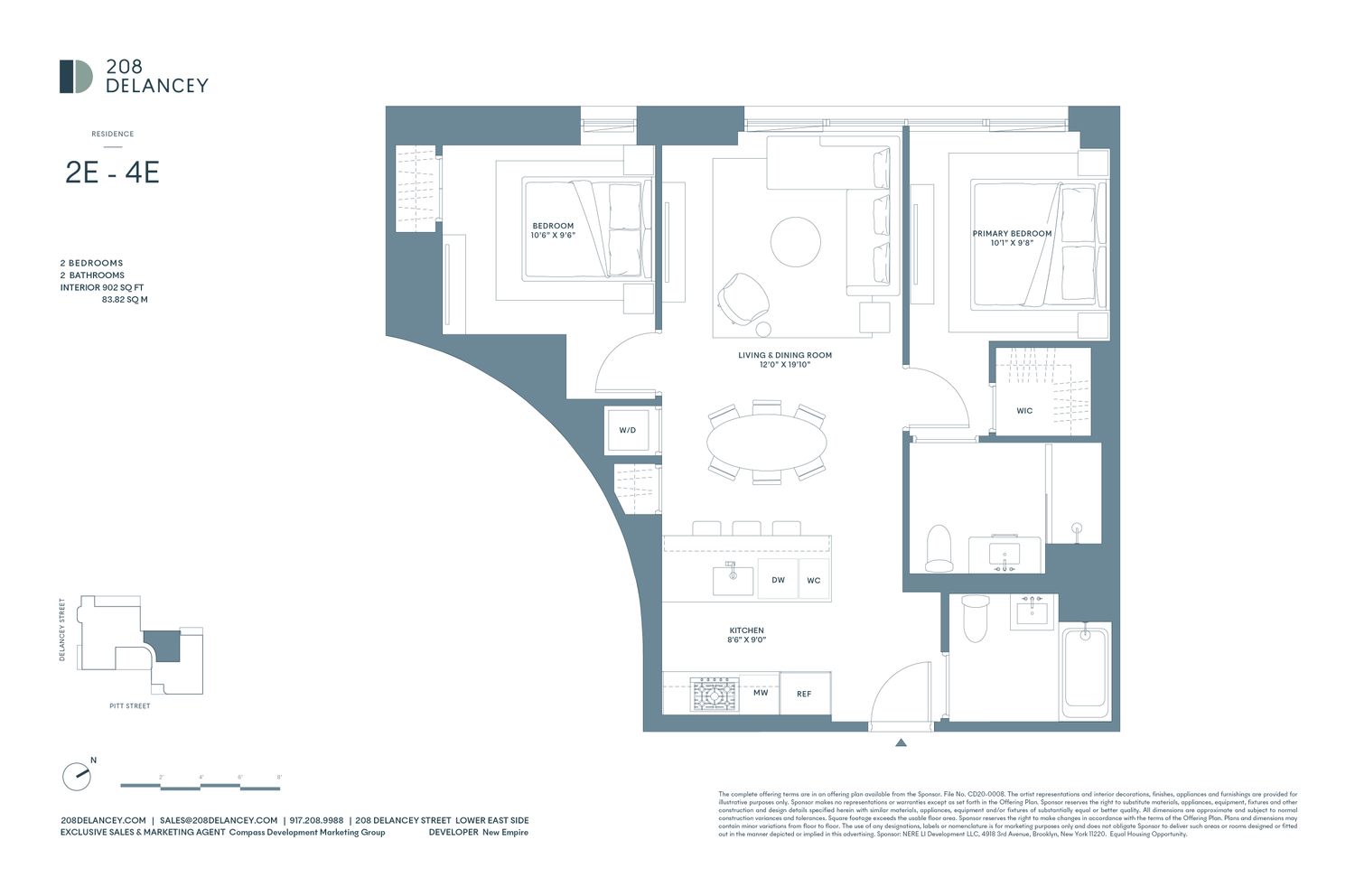 $1,725,000 | 208 Delancey Street, Unit 3E | Lower East Side