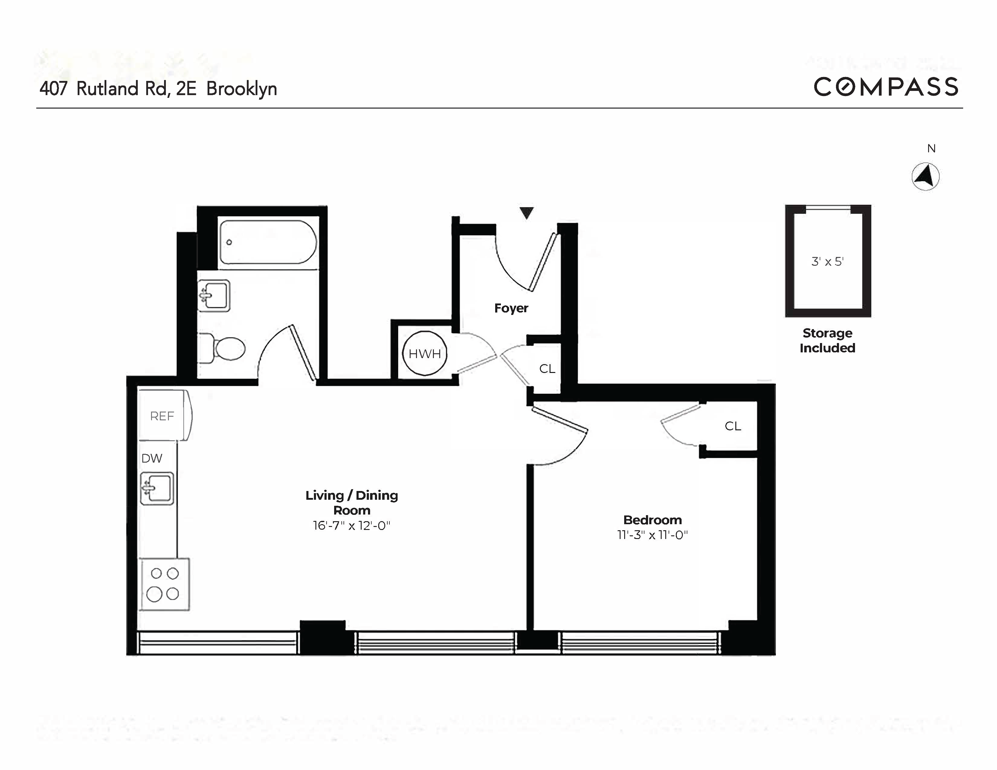 401 Rutland Road, Unit 2E Brooklyn, NY 11203 - Photo 9 of 9 Gallery Image 9