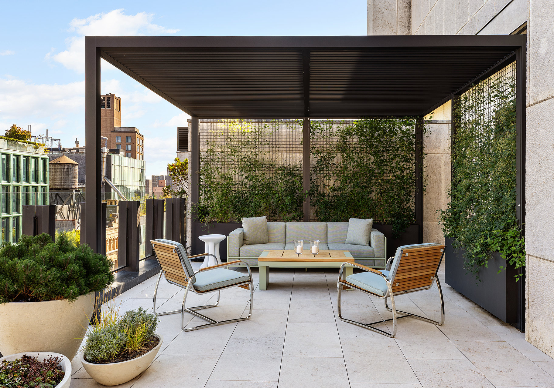 25 Bond Street, Unit PHW Manhattan, NY 10012 - Photo 28 of 34 a patio with patio couch and table