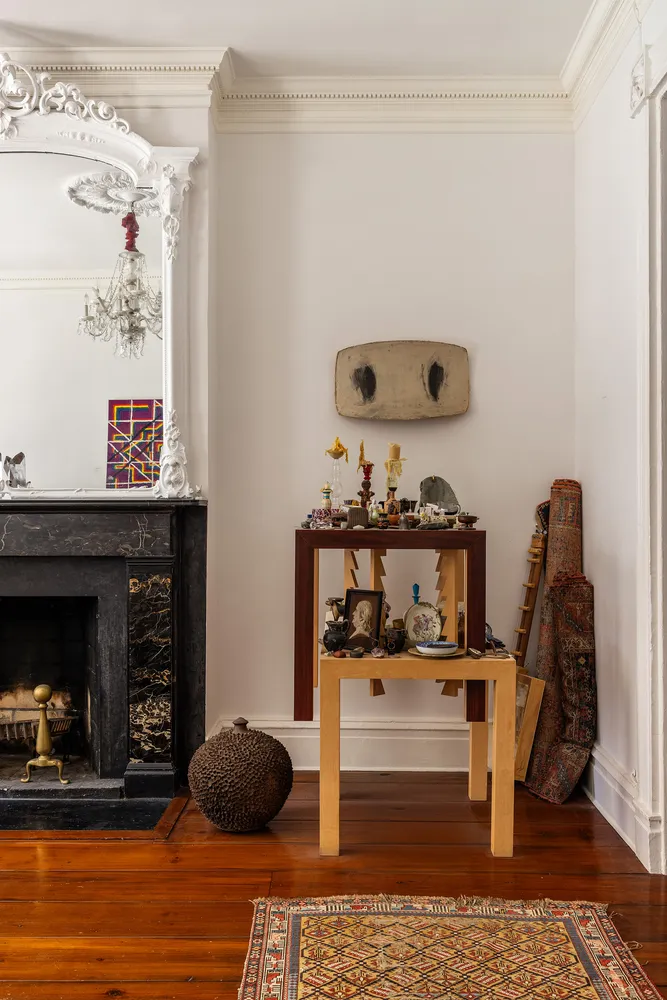 a room with storage and utility