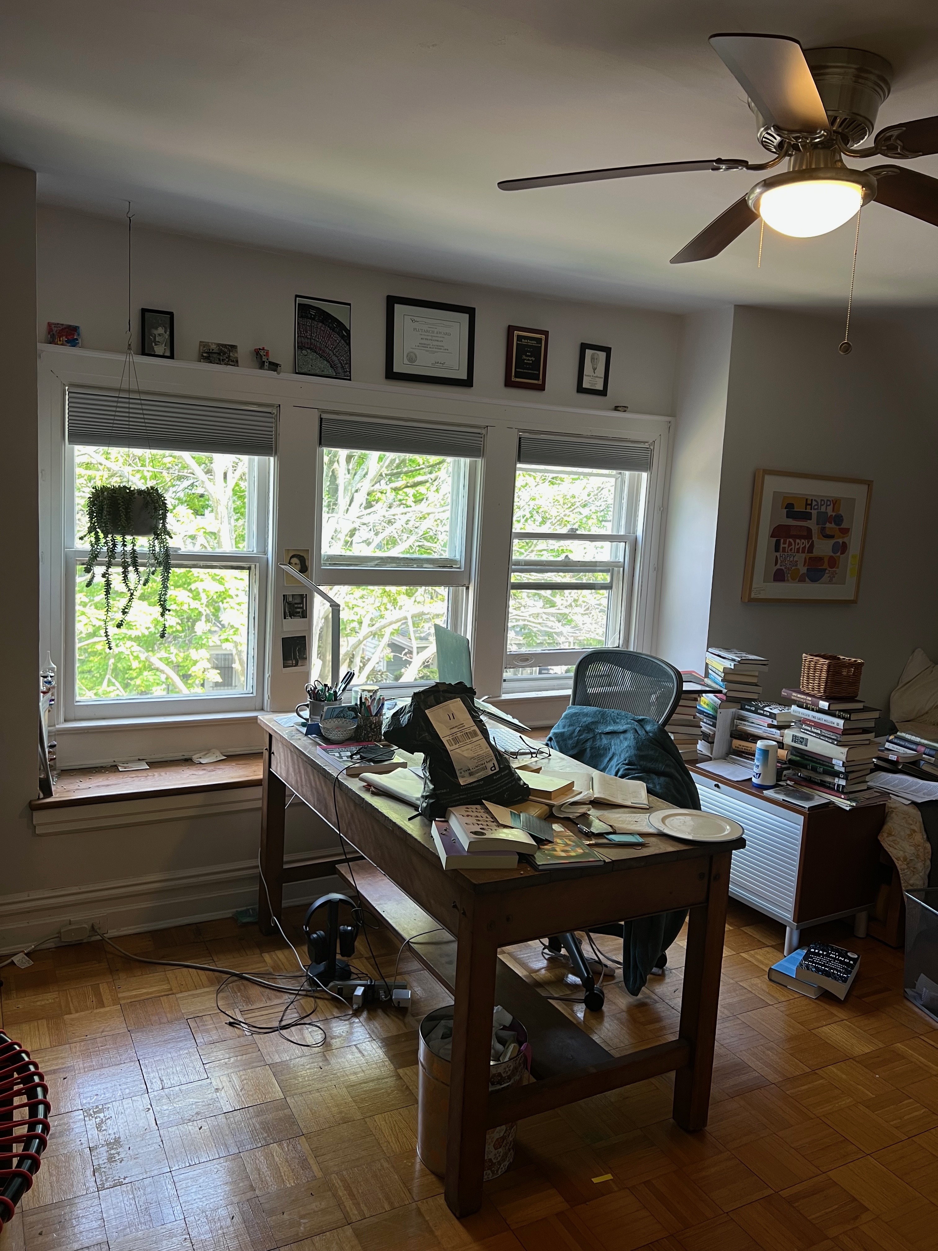 630 East 24th Street Brooklyn, NY 11210 - Photo 23 of 28 a view of a workspace with furniture and a window