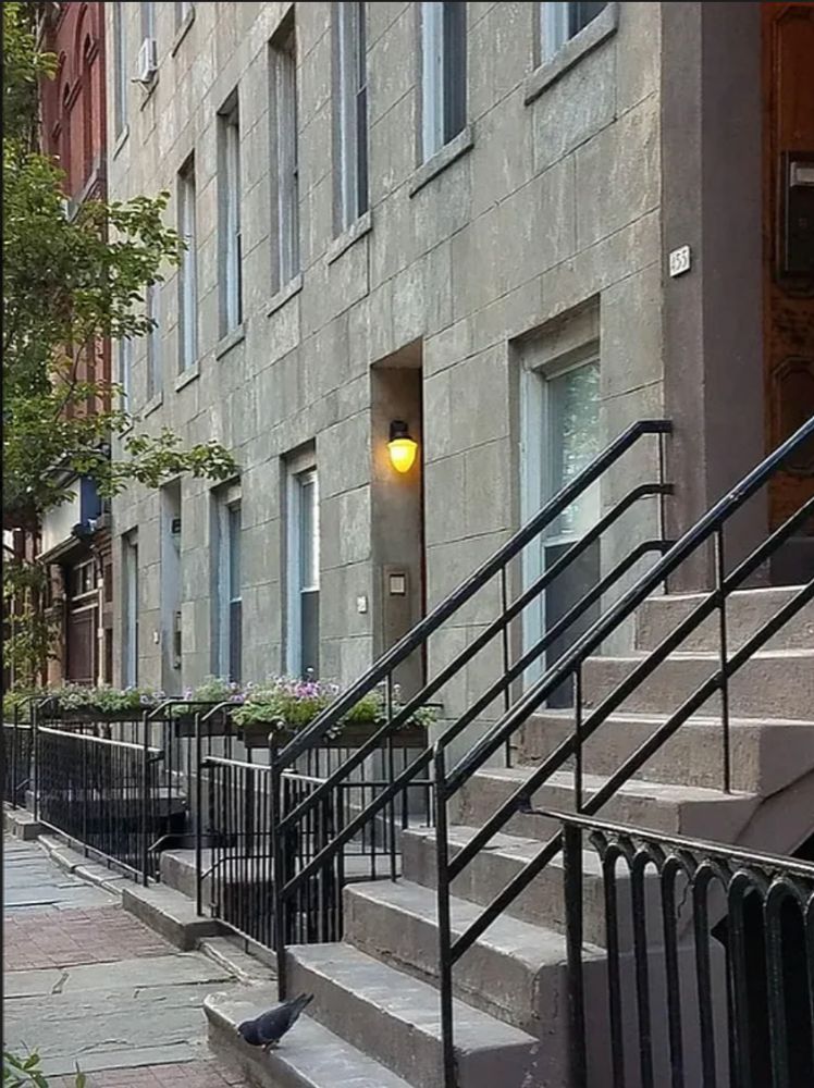 a view of an entryway of a building