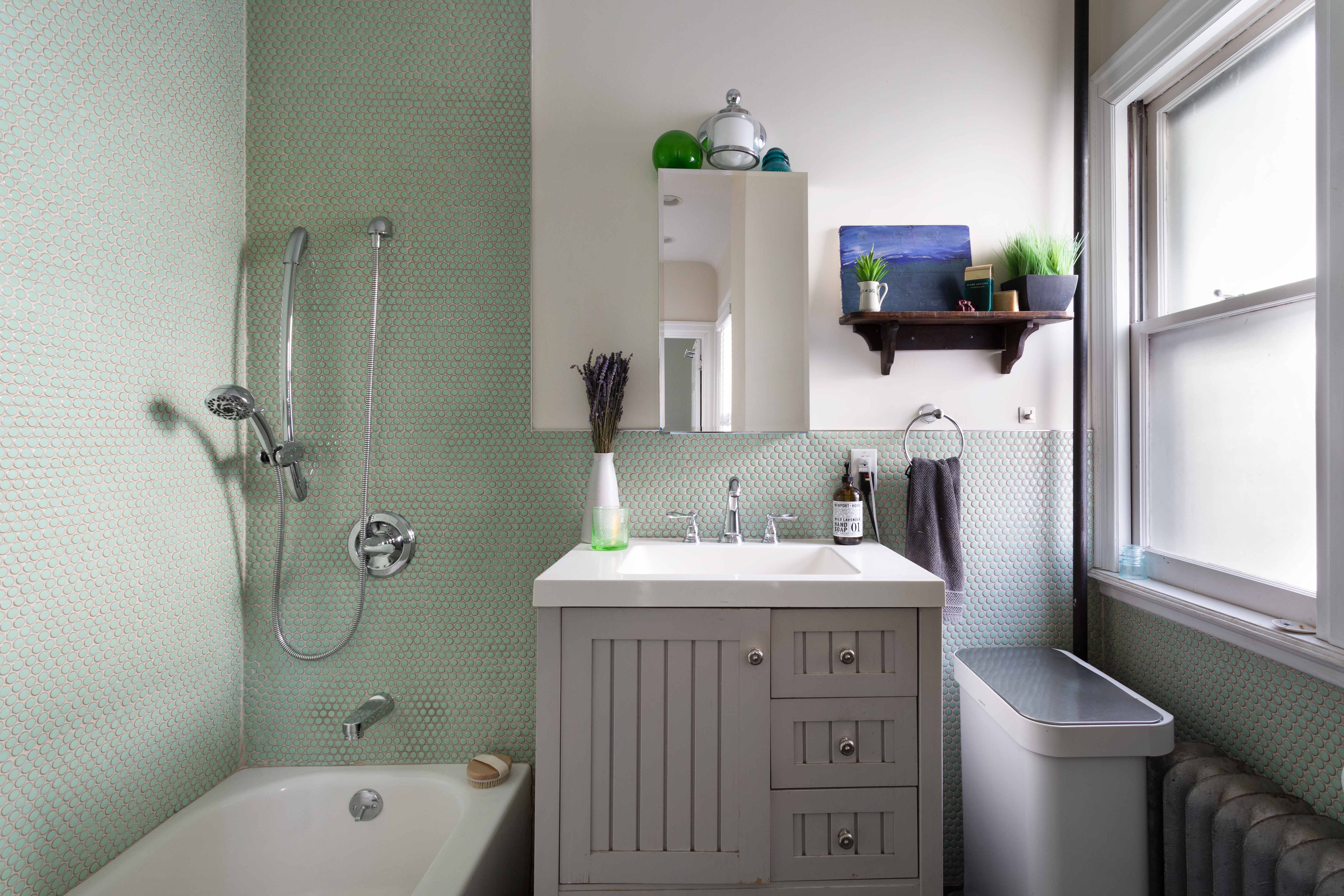 465 Argyle Road Brooklyn, NY 11218 - Photo 16 of 20 a bathroom with a sink toilet and shower