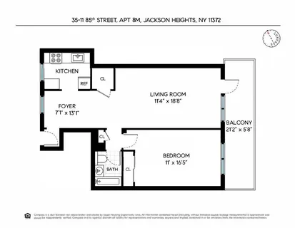 $305,000 | 35-11 85th Street, Unit 8M | Jackson Heights