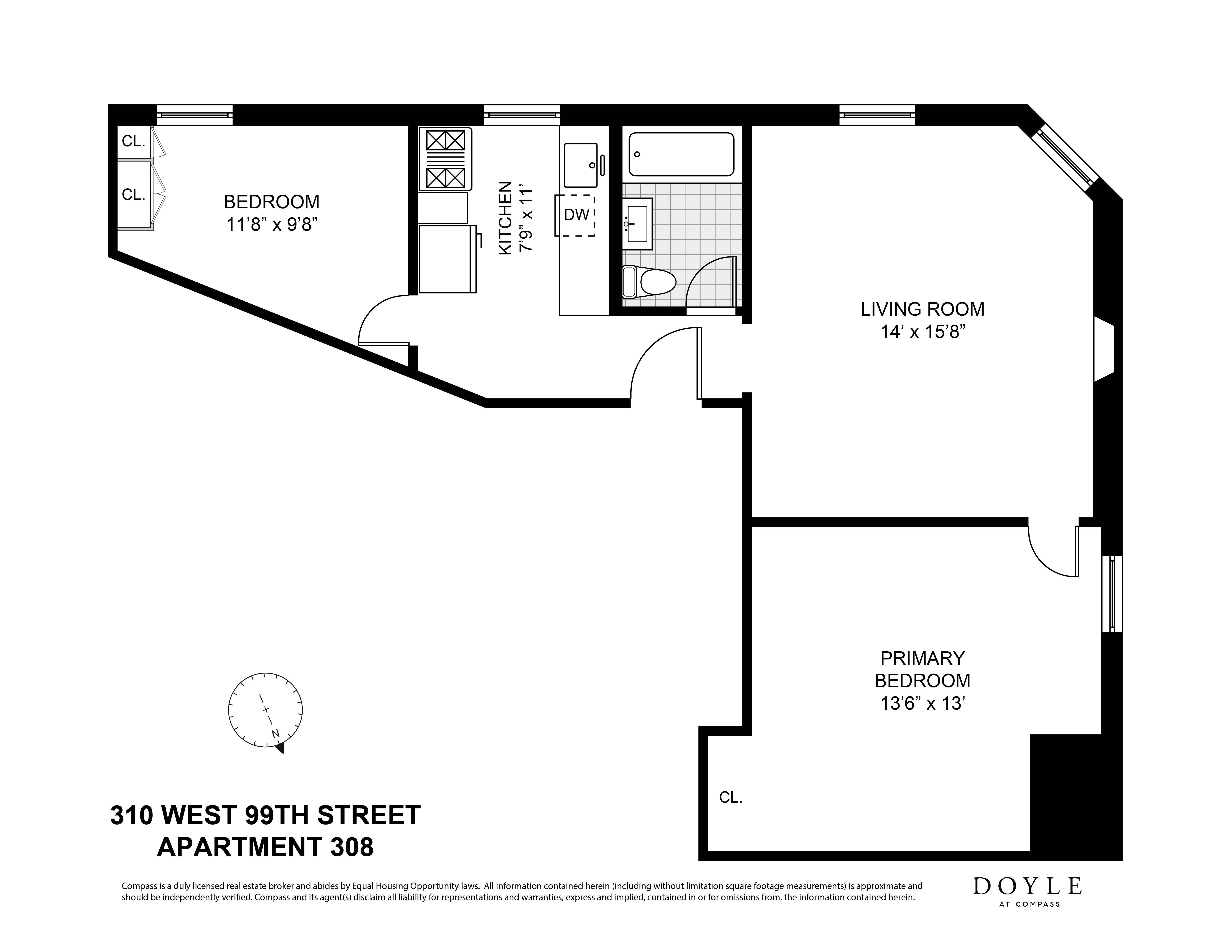 310 West 99th Street, Unit 308 Manhattan, NY 10025 - Photo 10 of 10