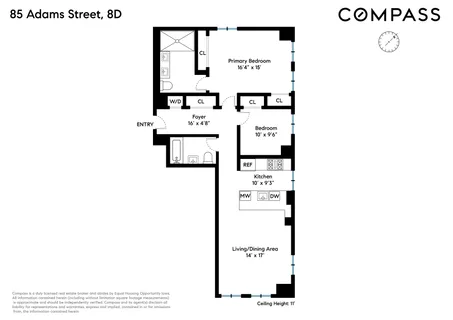 $1,450,000 | 85 Adams Street, Unit 8D | DUMBO