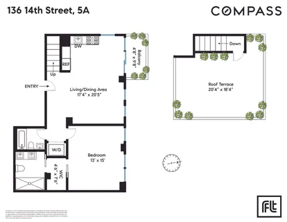 $1,175,000 | 136 14th Street, Unit 5A | Gowanus