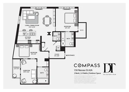$2,199,000 | 150 Nassau Street, Unit 2A | Financial District