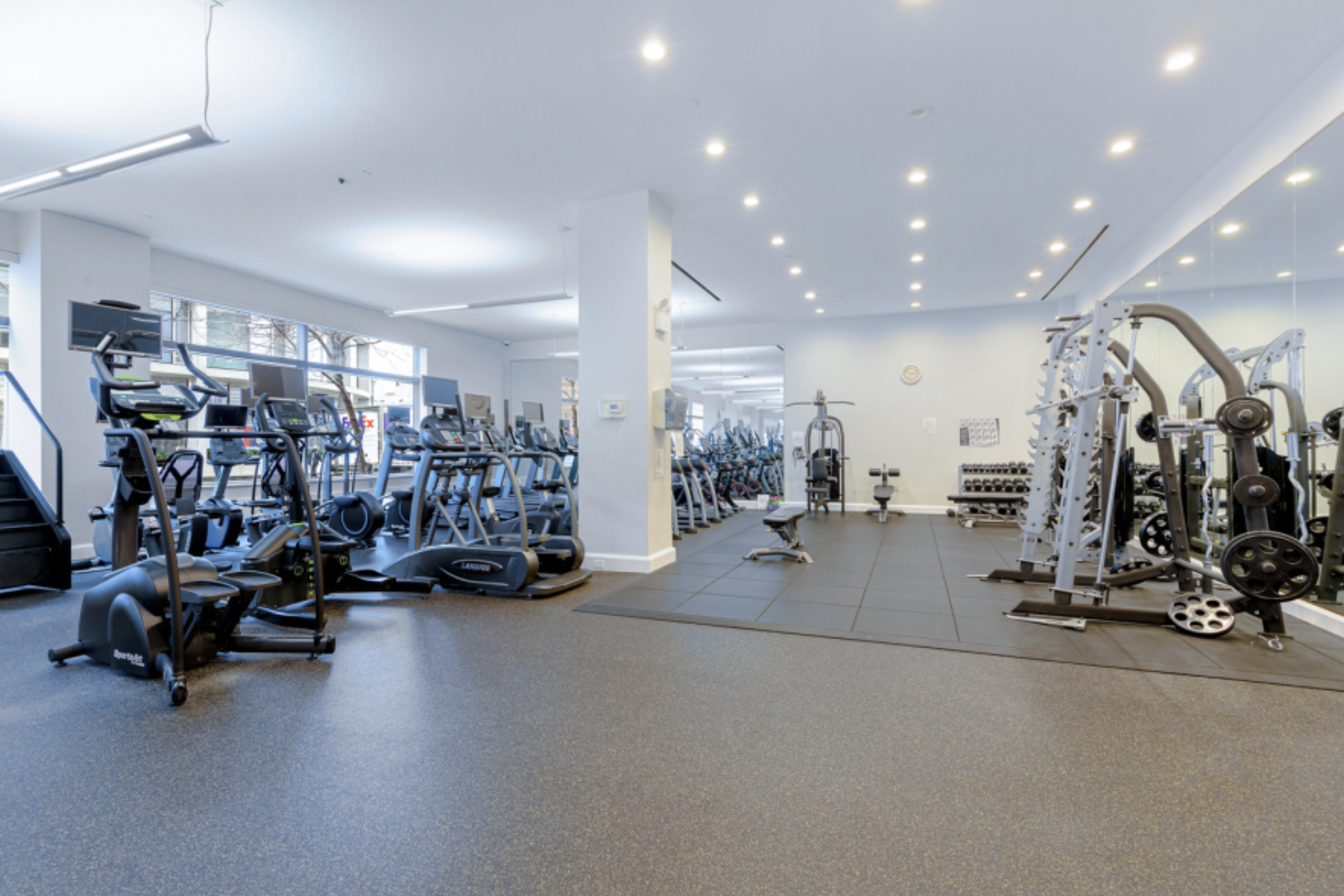 100 Morton Street, Unit 6CW Manhattan, NY 10014 - Photo 9 of 12 a view of a room with gym equipment