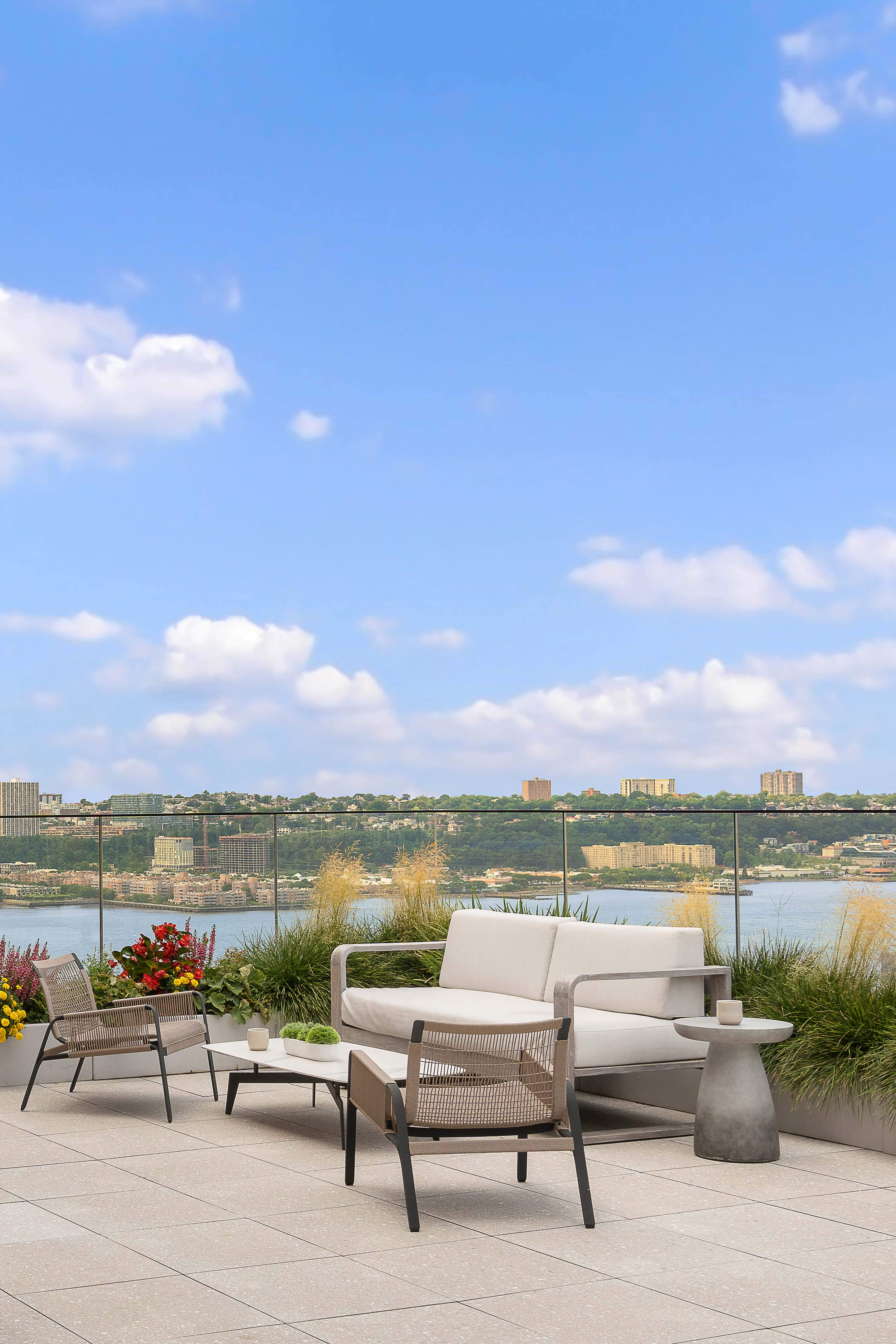 250 West 96th Street, Unit PHA Manhattan, NY 10025 - Photo 15 of 33 a view of a lake with couches and city view