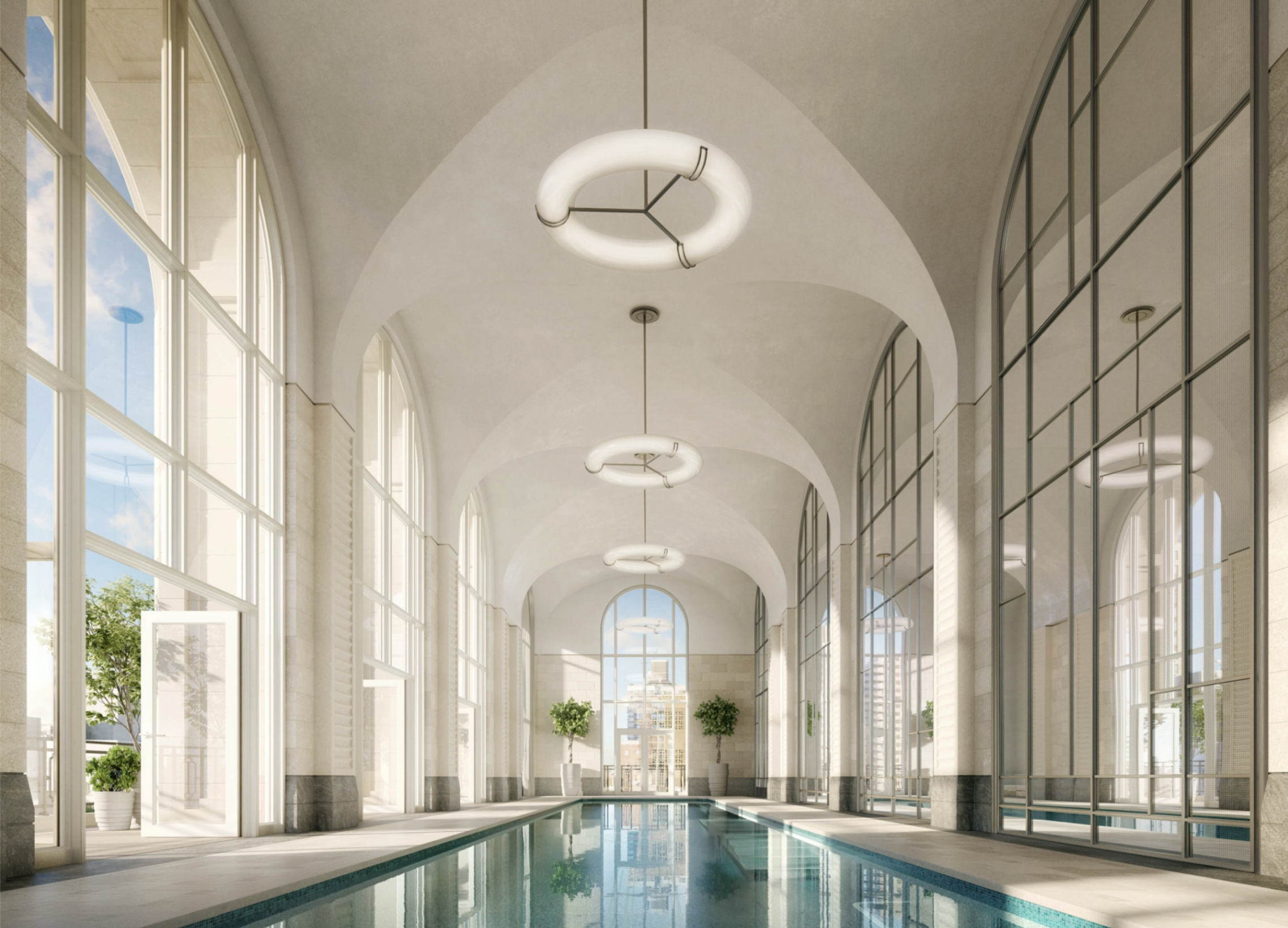 200 East 83rd Street, Unit 5D Manhattan, NY 10028 - Photo 21 of 29 a view of a building with a fountain