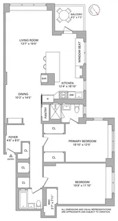 $2,450,000 | 70 East 10th Street, Unit 7A | Greenwich Village