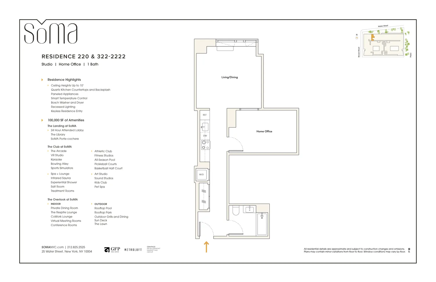 $5,579 | 25 Water Street, Unit 1322 | Financial District