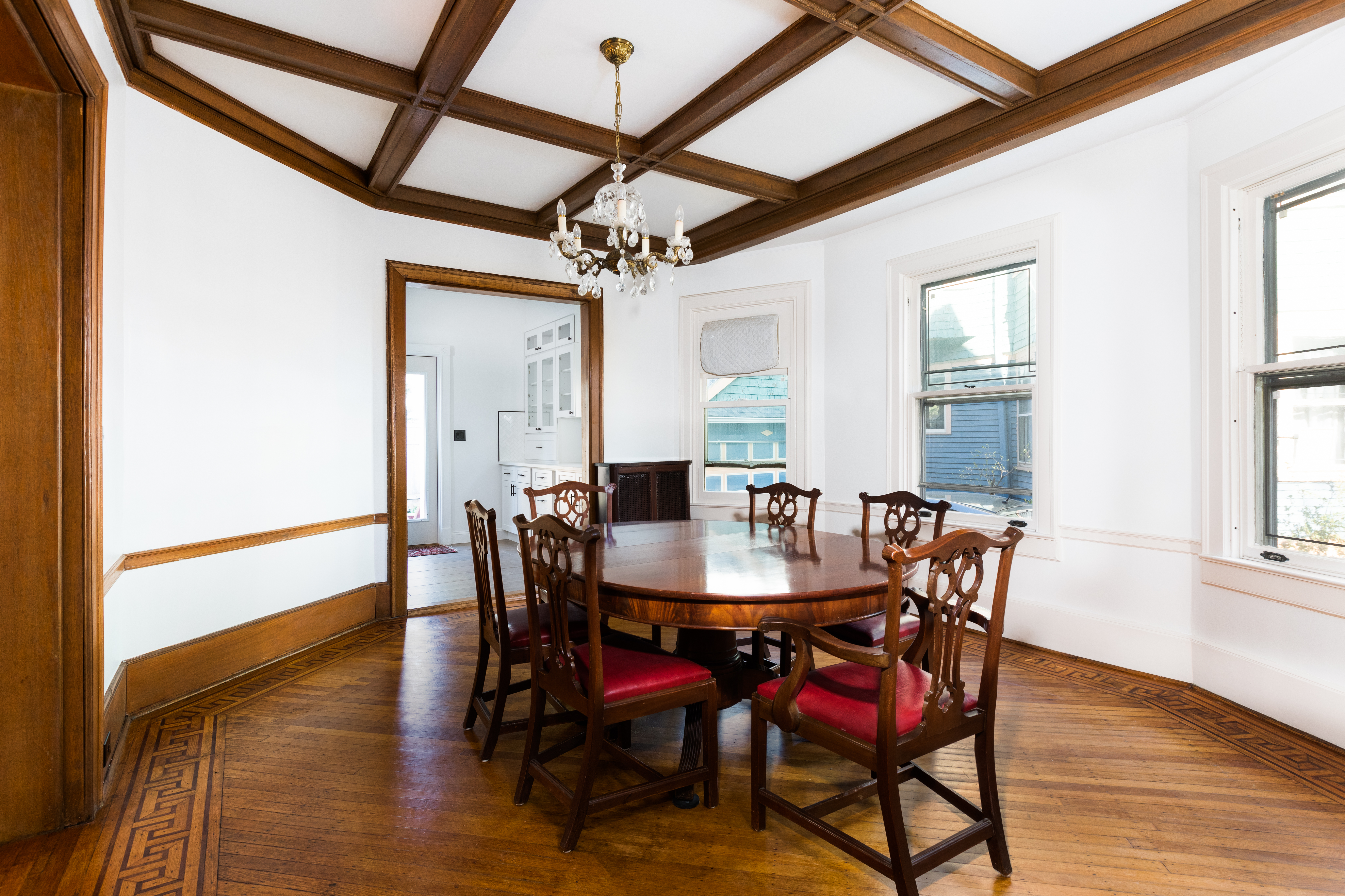 196 Marlborough Road Brooklyn, NY 11226 - Photo 11 of 23 a view of a dining room with furniture window and wooden floor