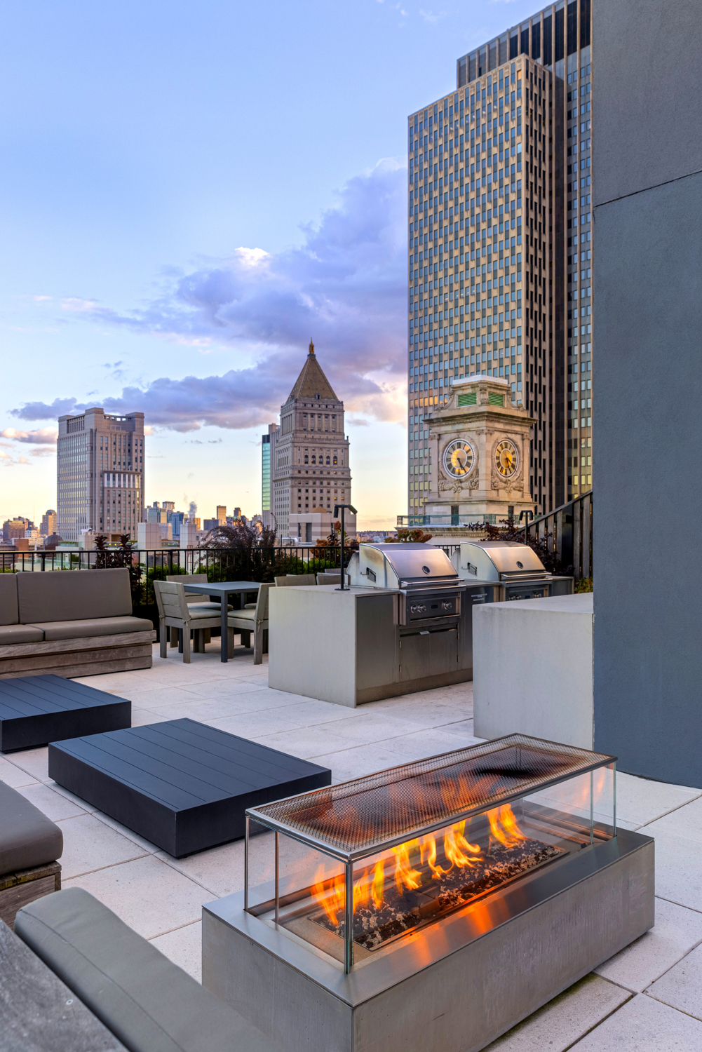 91 Leonard Street, Unit 4A Manhattan, NY 10013 - Photo 21 of 22 a living room with furniture and a table