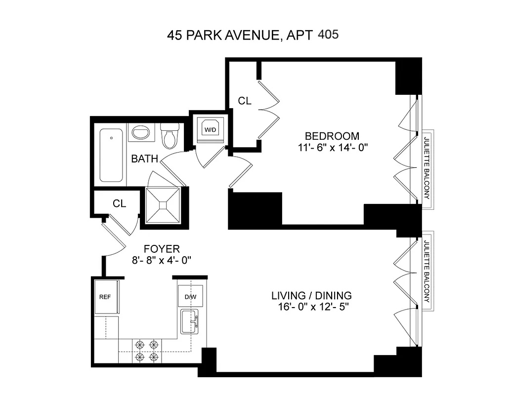 45 Park Avenue, Unit 405 Manhattan, NY 10016 - Photo 12 of 12