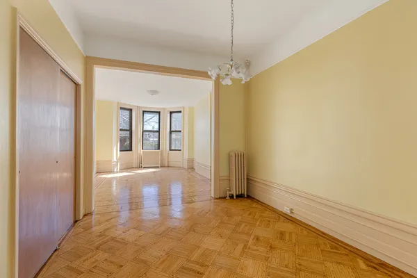 a view of livingroom with hardwood floor and window