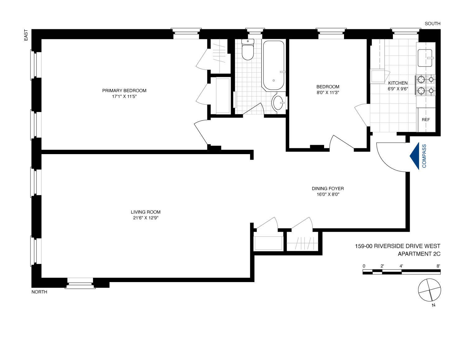 159-00 Riverside Drive West, Unit 2C Manhattan, NY 10032 - Photo 18 of 18