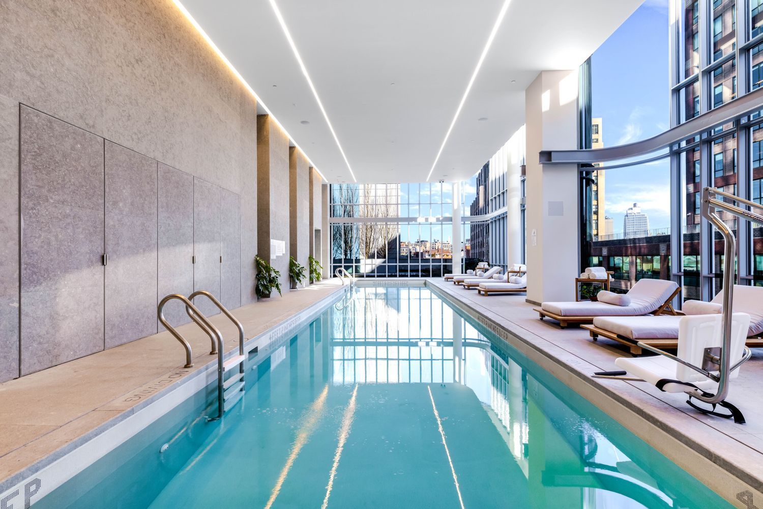 565 Broome Street, Unit N6I Manhattan, NY 10013 - Photo 9 of 15 a view of a kitchen with kitchen island granite countertop lots of counter top space