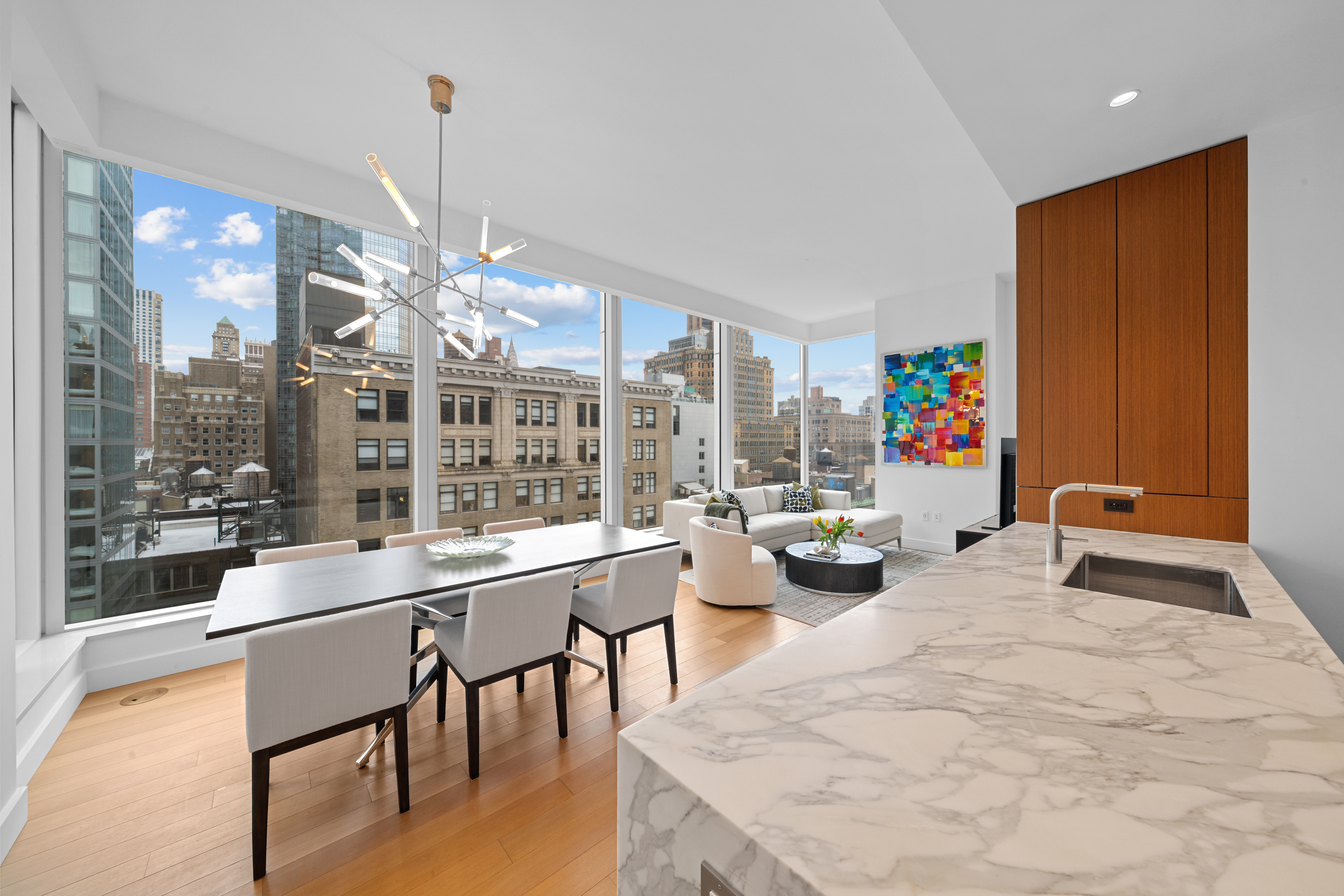15 East 30th Street, Unit 19B Manhattan, NY 10016 - Photo 1 of 40 a very nice looking dining room with a table and chairs