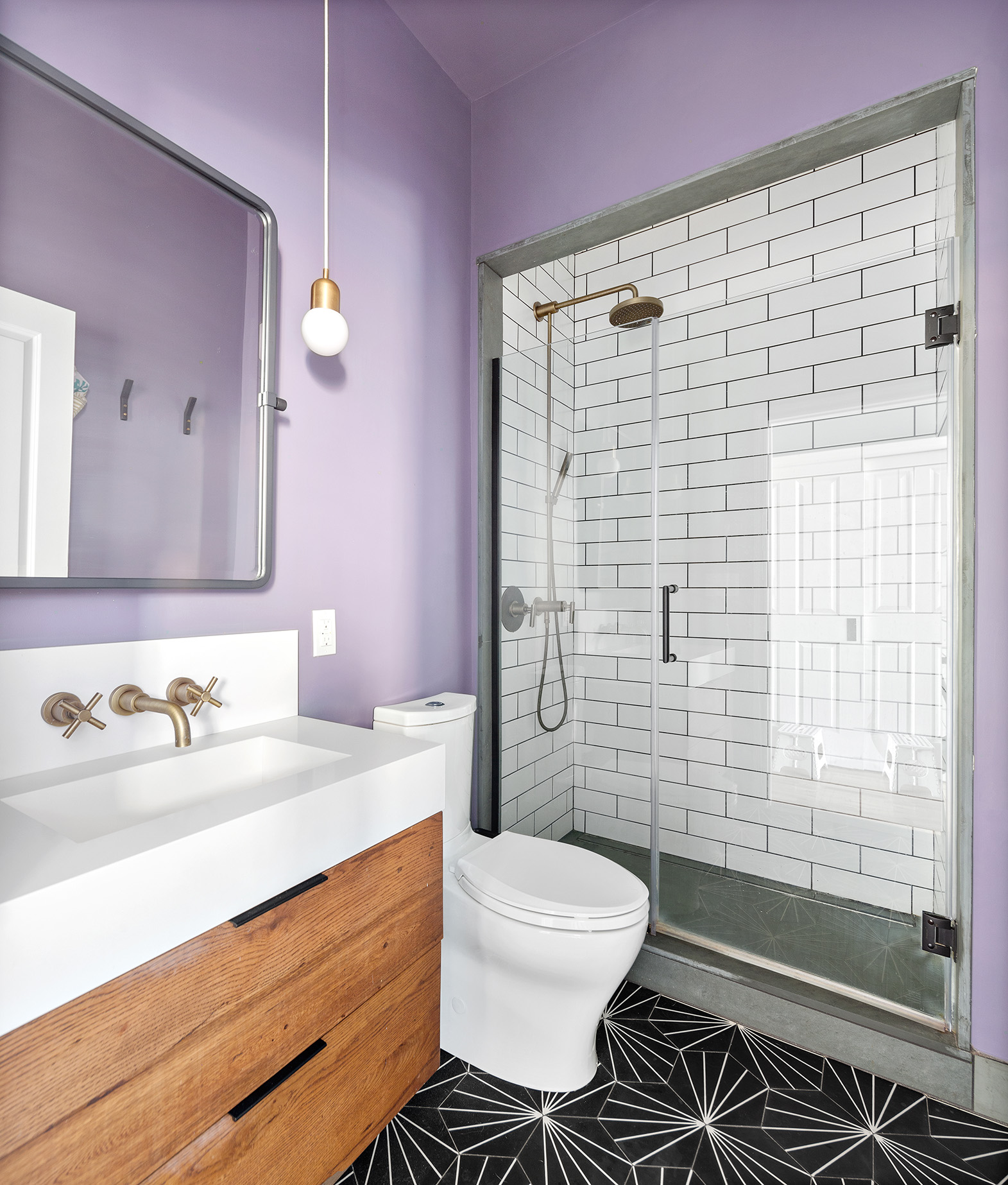 232 Monroe Street Brooklyn, NY 11216 - Photo 8 of 21 a bathroom with a sink toilet and shower