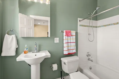 a close view of closet