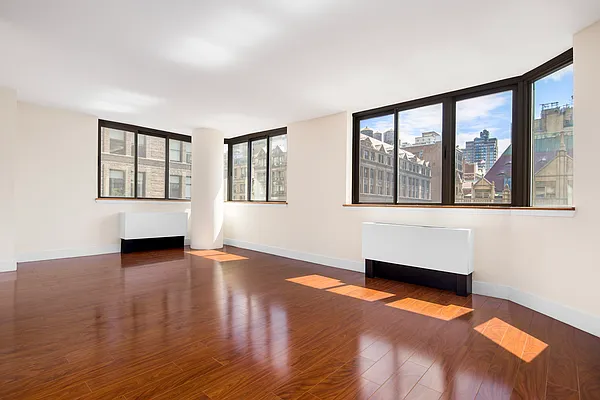280 Park Avenue South, Unit 7A Manhattan, NY 10010 - Photo 2 of 13 a view of a room with wooden floor and a window