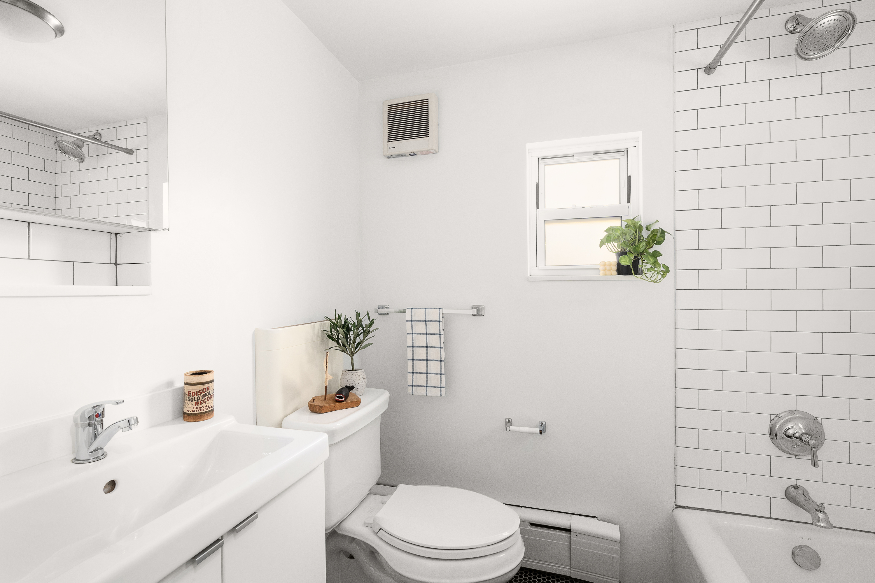250 Cumberland Street, Unit GARDEN Brooklyn, NY 11205 - Photo 5 of 5 a bathroom with a sink a toilet and shower