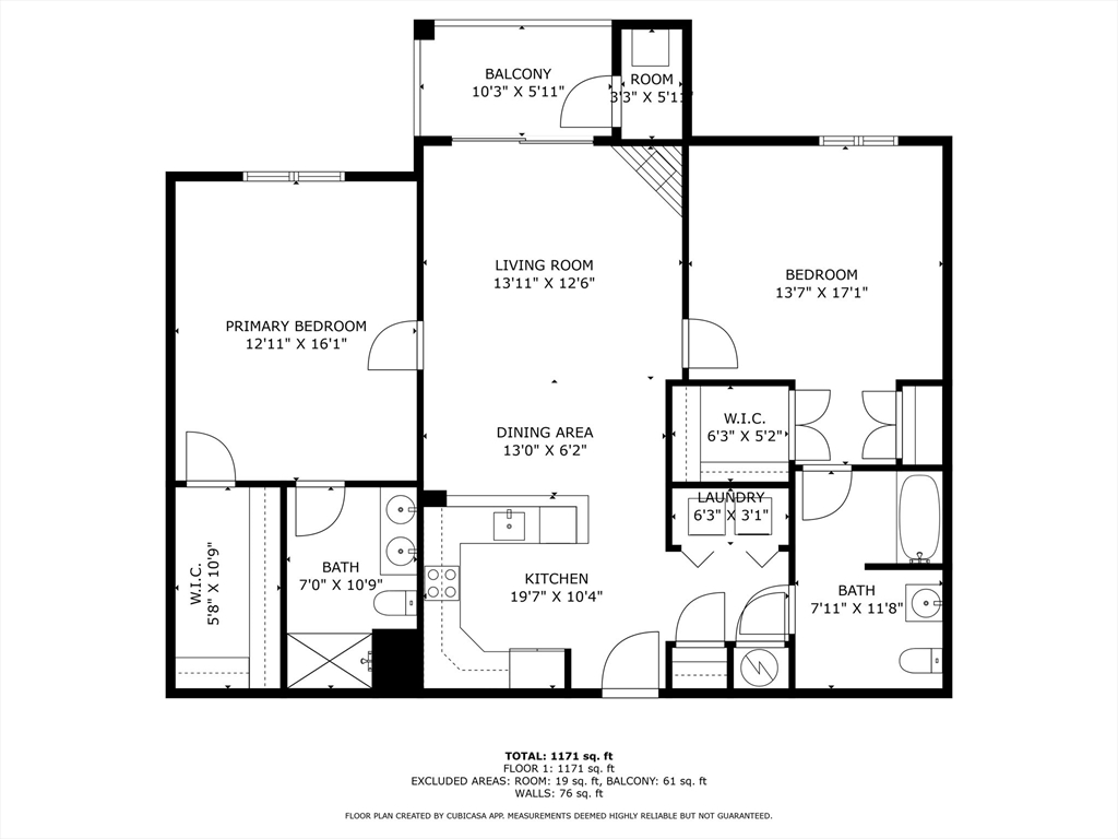 59 Walpole Street, Unit 210 Canton, MA 02021 - Photo 42 of 42 a picture of a floor plan