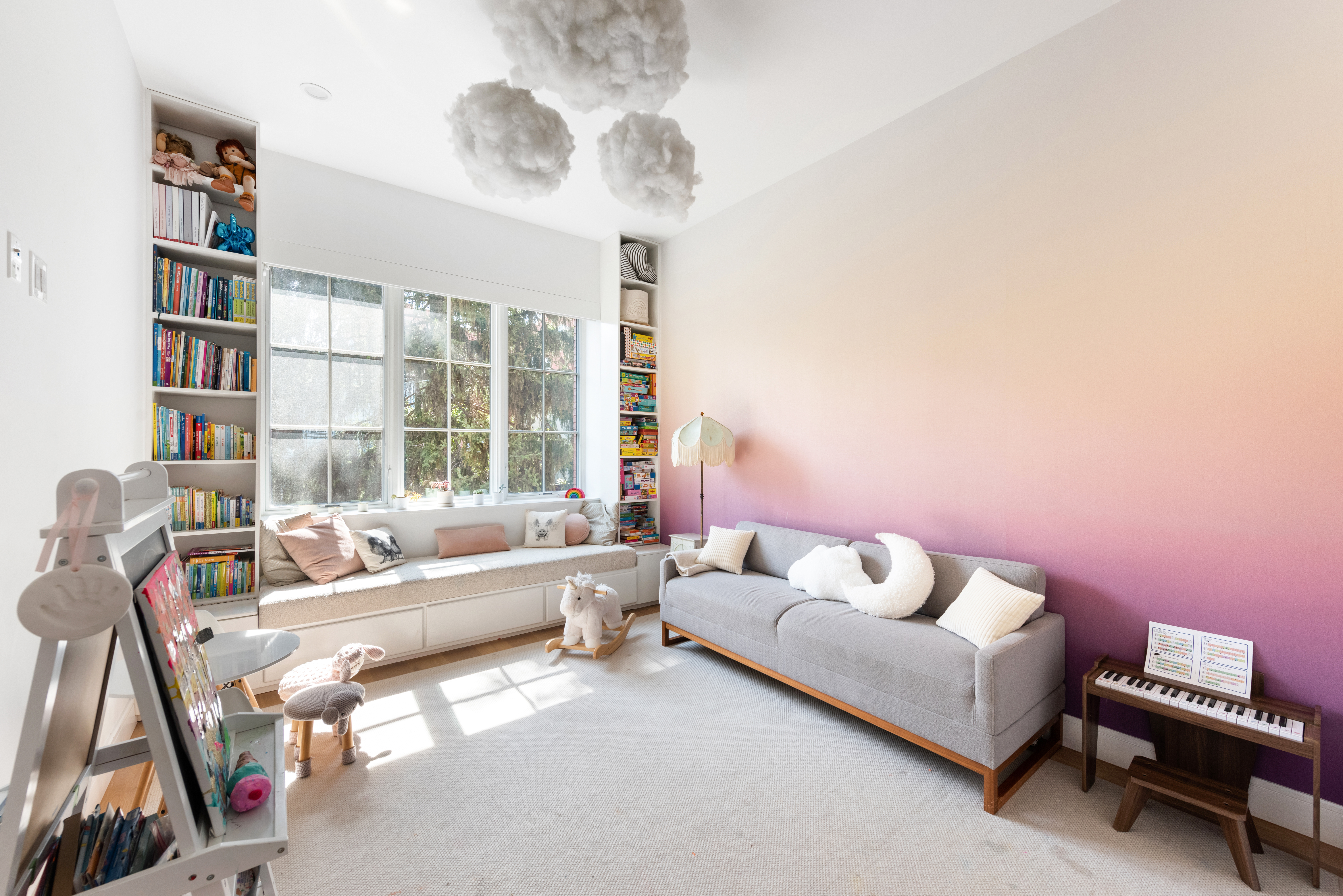 102 Huron Street, Unit 3B Brooklyn, NY 11222 - Photo 7 of 18 a living room with furniture and a large window