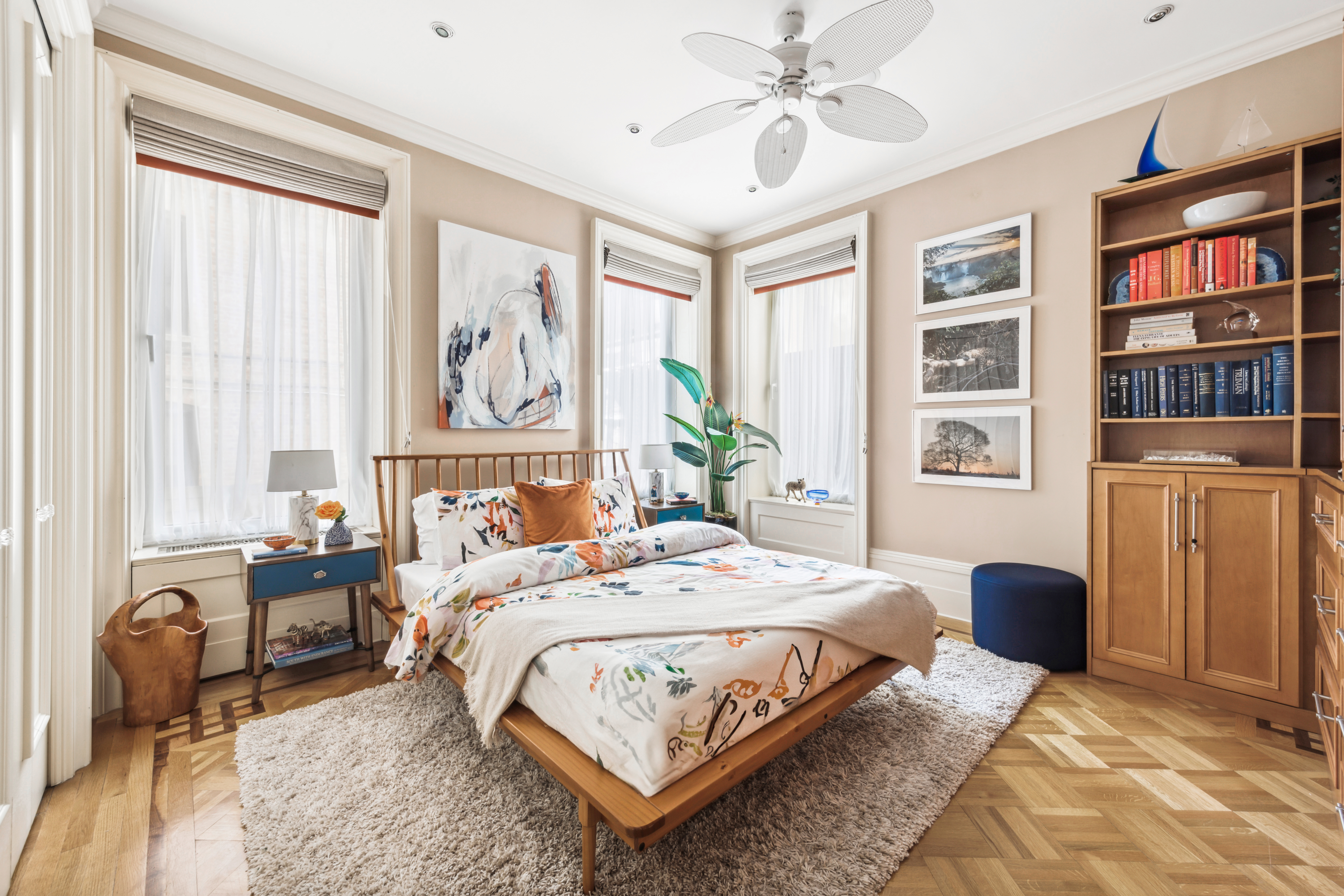 67 Riverside Drive, Unit 1A Manhattan, NY 10024 - Photo 9 of 18 a bedroom with a bed furniture and a window