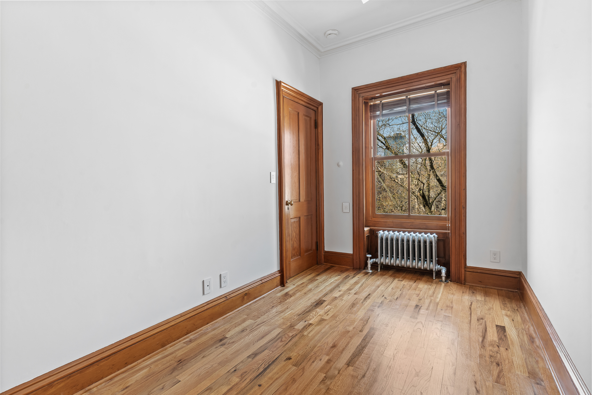 315 Adelphi Street, Unit 3 Brooklyn, NY 11205 - Photo 5 of 10 an empty room with wooden floor and windows