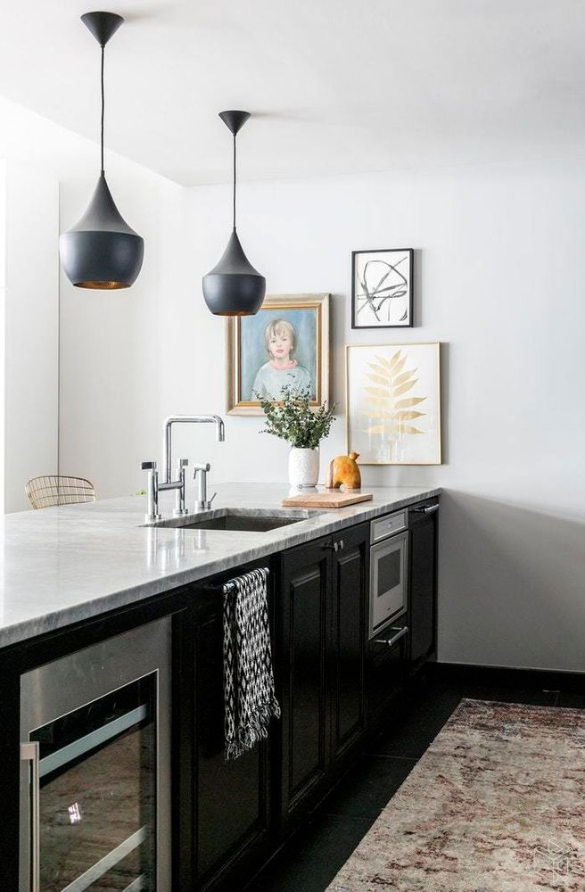 51 Jay Street, Unit 5M Brooklyn, NY 11201 - Photo 3 of 17 a kitchen with stainless steel appliances granite countertop a sink a stove and a microwave