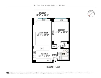 $975,000 | 145 East 15th Street, Unit 2T | Gramercy