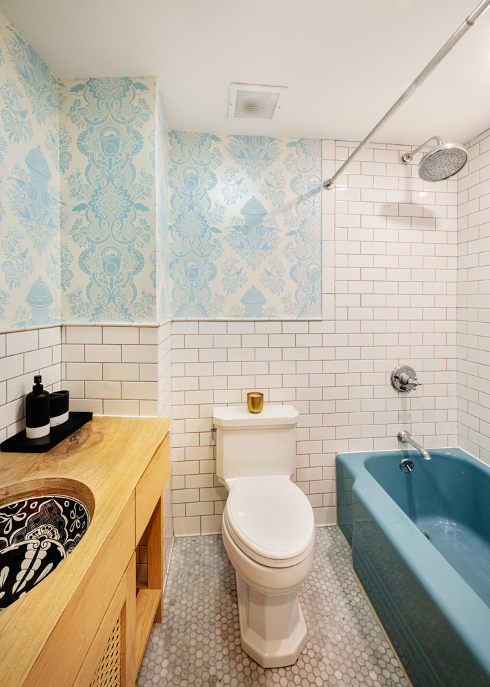 333 Prospect Avenue, Unit G Brooklyn, NY 11215 - Photo 6 of 8 a bathroom with a sink a toilet and shower