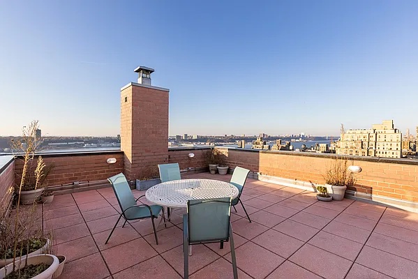 250 West 90th Street, Unit PH1E Manhattan, NY 10024 - Photo 11 of 13 a terrace with outdoor seating and city view