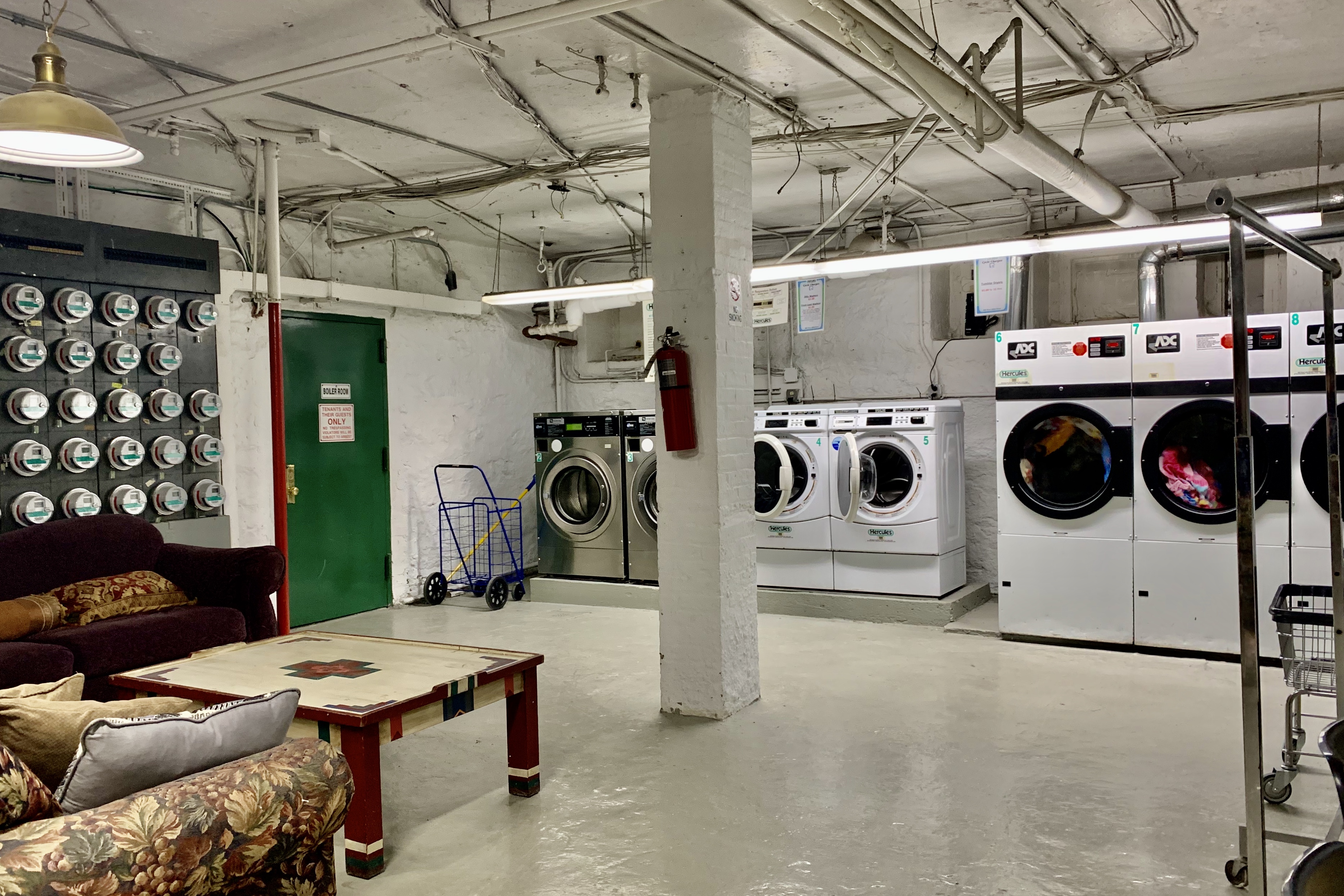 804 West 180th Street, Unit 41 Manhattan, NY 10033 - Photo 21 of 23 a utility room with dryer and washer