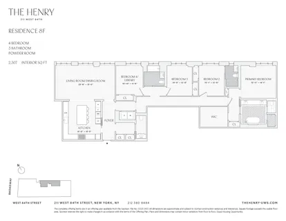 $6,550,000 | 211 West 84th Street, Unit 8F | Upper West Side