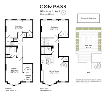 $2,499,000 | 215 St Johns Place, Unit 3 | Park Slope