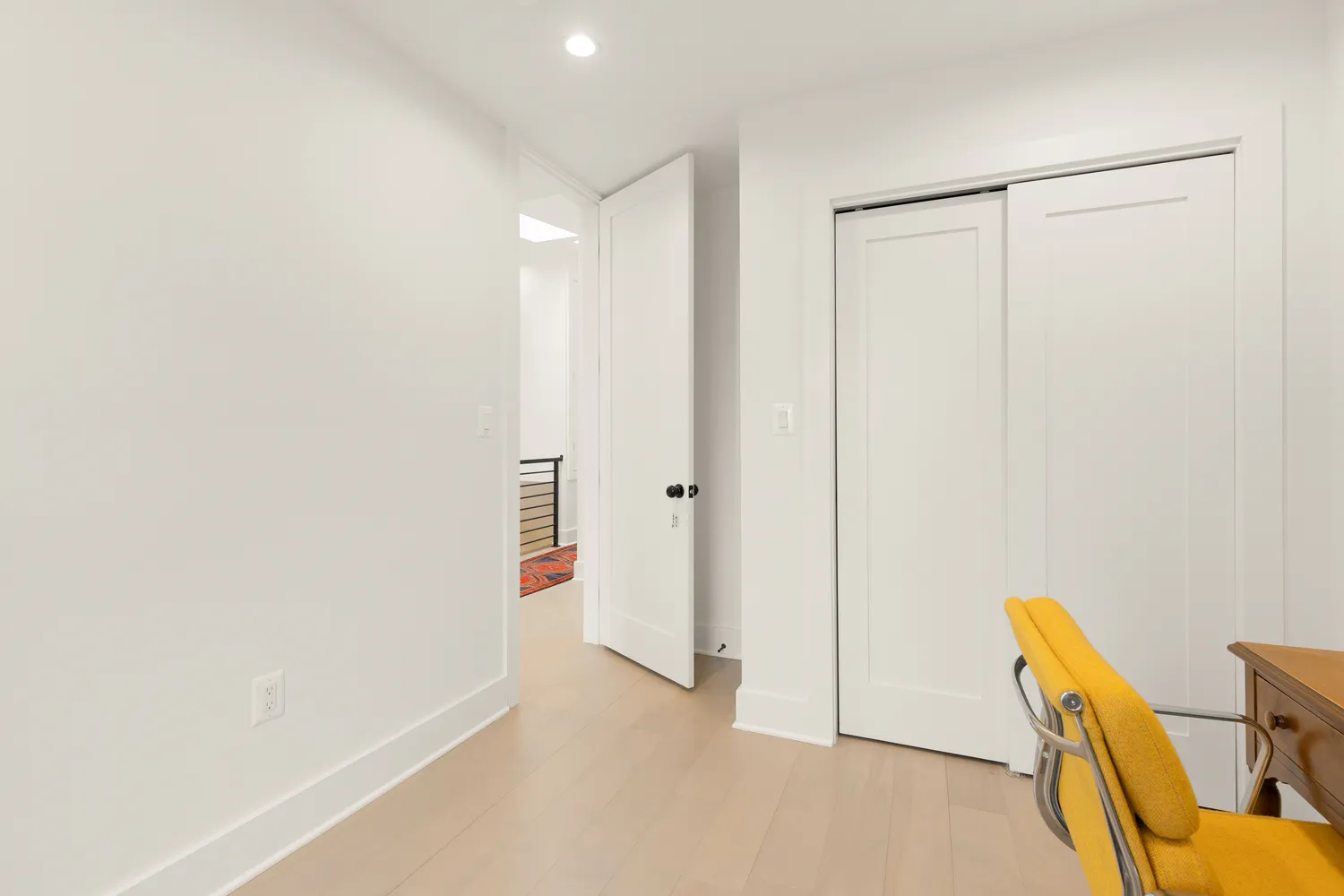 a view of closet area