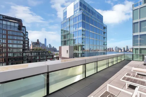 a view of a city from a lake