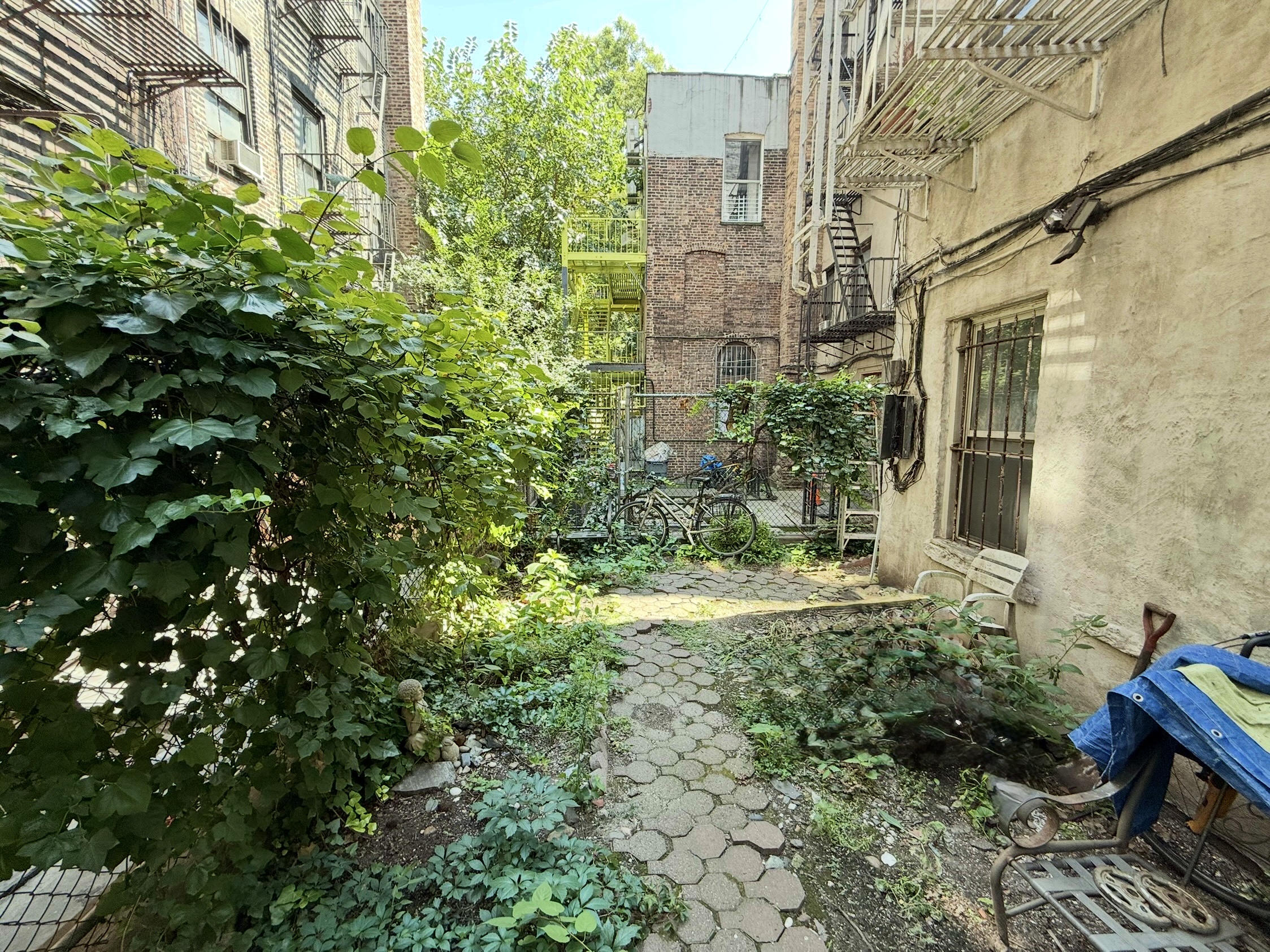 427 East 6th Street, Unit 1R Manhattan, NY 10009 - Photo 7 of 8 a view of a backyard with plants