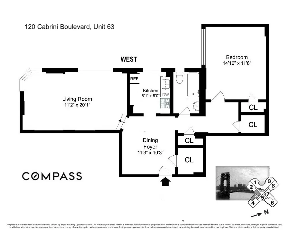 $550,000 | 120 Cabrini Boulevard, Unit 63 | Hudson Heights