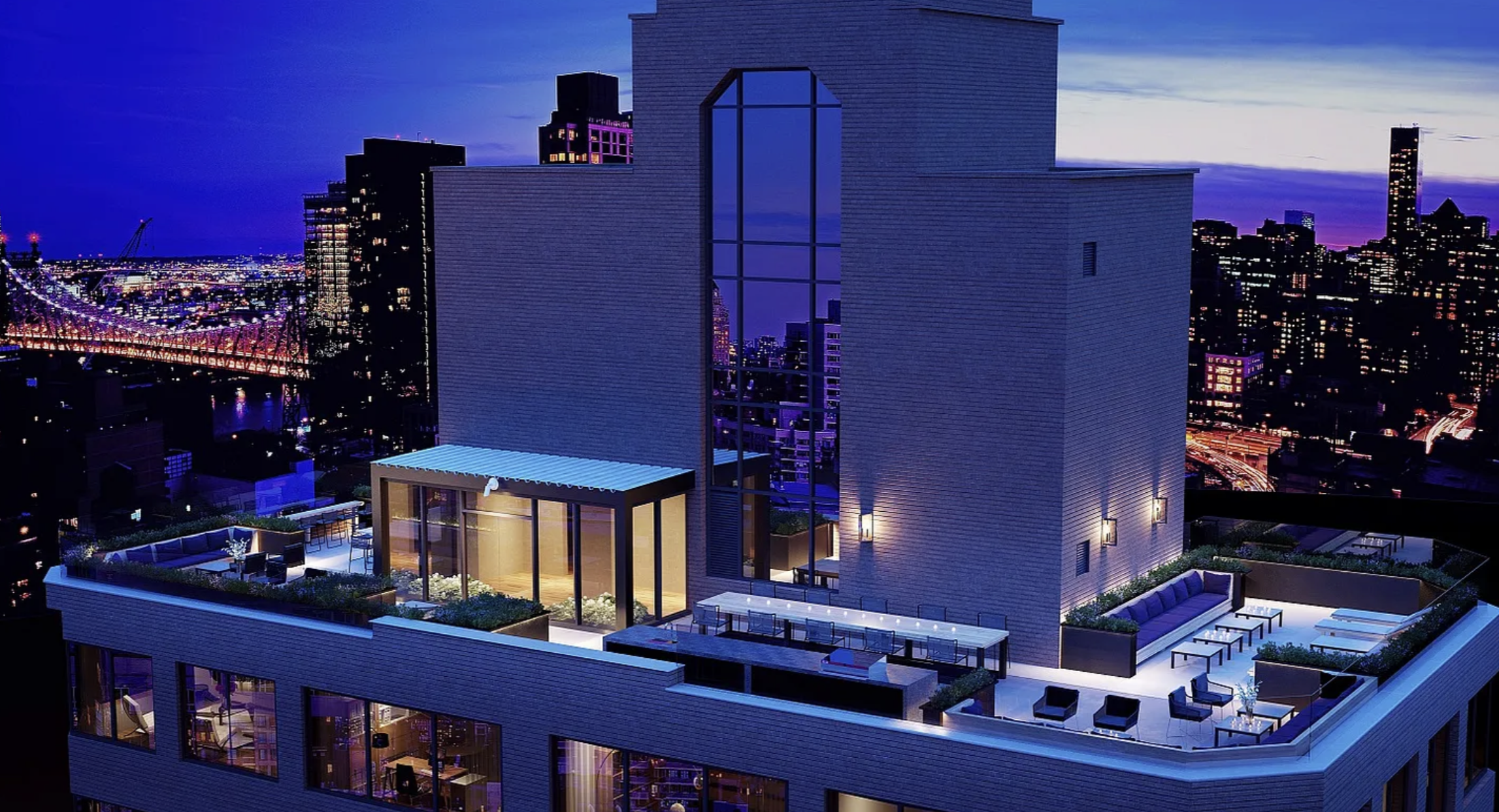 300 East 64th Street, Unit 11D Manhattan, NY 10065 - Photo 16 of 17 a front view of a building with sitting area