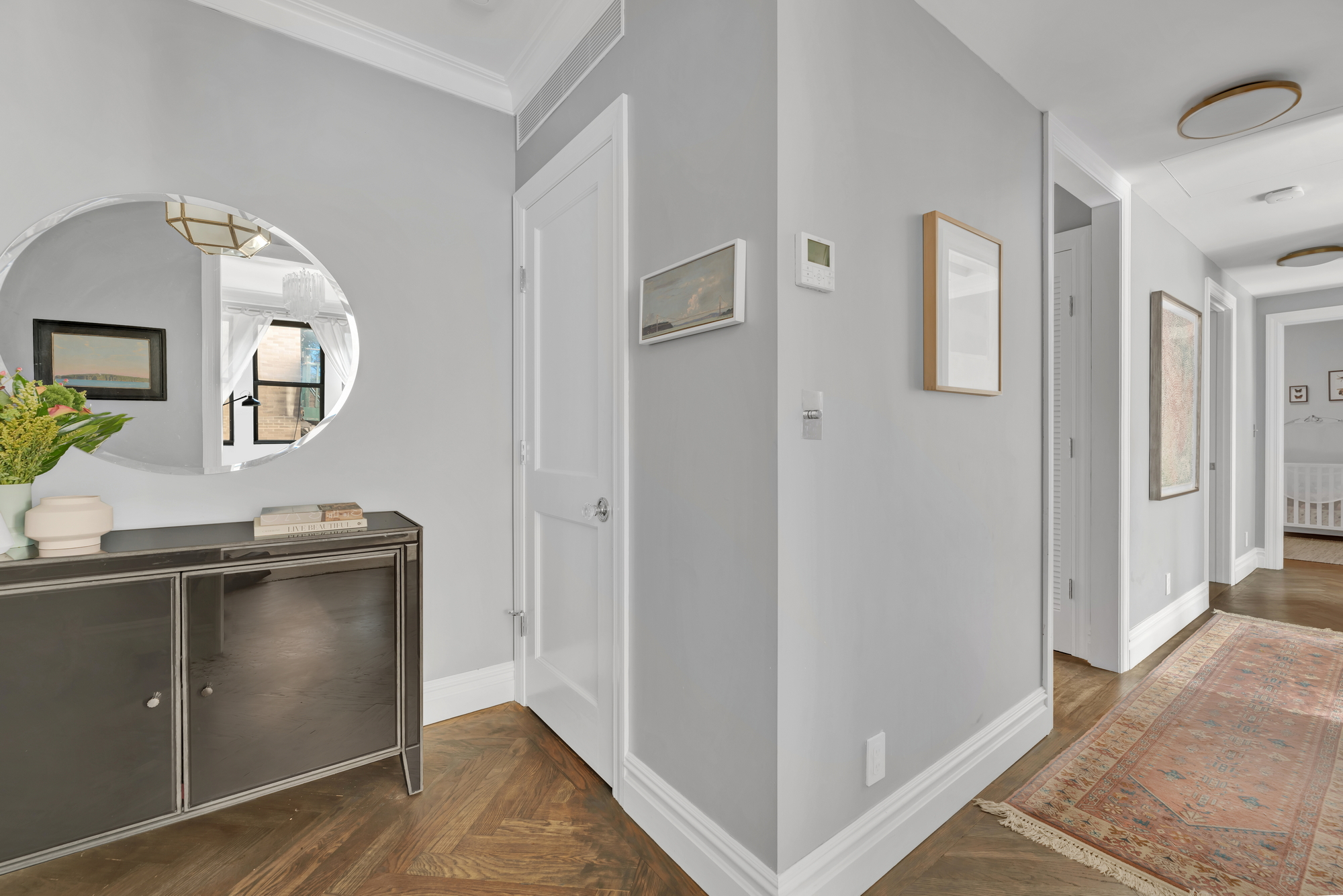 420 Riverside Drive, Unit 2G Manhattan, NY 10025 - Photo 13 of 20 a view of a kitchen from the hallway