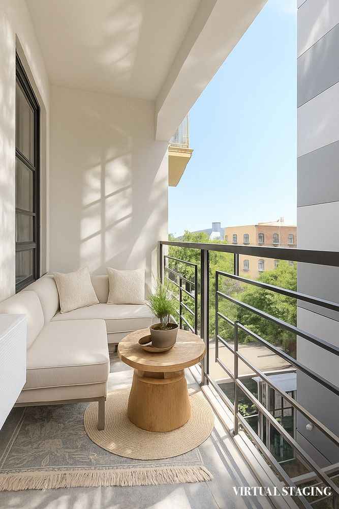 452 Lafayette Avenue, Unit 4B Brooklyn, NY 11205 - Photo 6 of 15 a living room with furniture and a floor to ceiling window