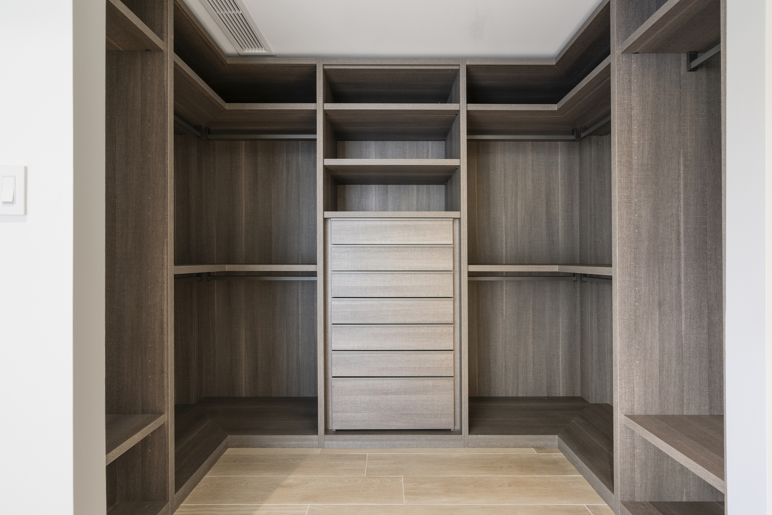 136 West Houston Street, Unit PH Manhattan, NY 10012 - Photo 14 of 26 a view of walk in closet with empty racks