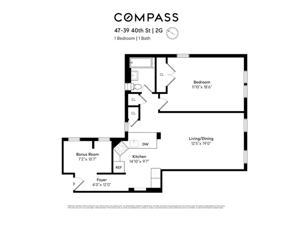 $585,000 | 47-39 40th Street, Unit 2G | Sunnyside