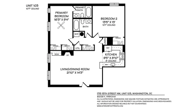 $719,900 | 1715 15th Street Northwest, Unit 103, Washington, DC 20009