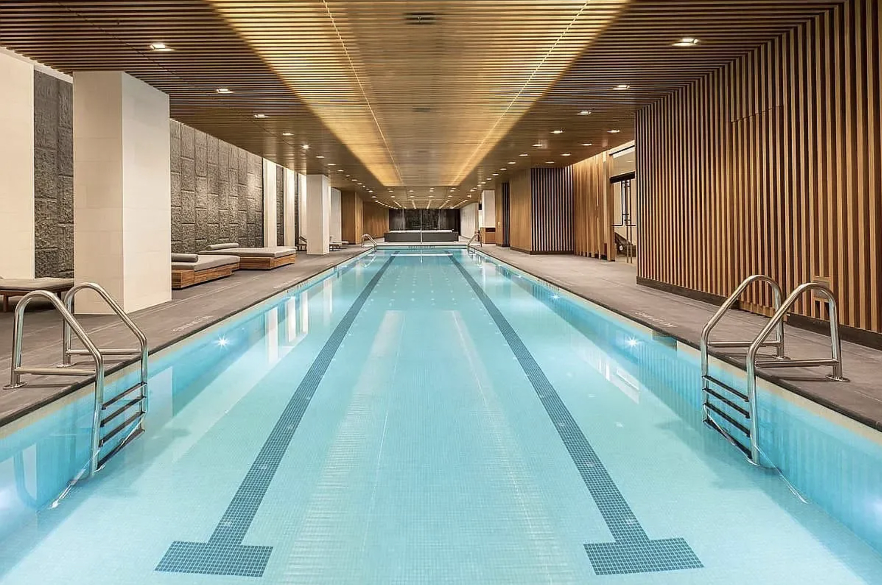 111 Murray Street, Unit 11C Manhattan, NY 10007 - Photo 10 of 14 a view of a swimming pool with a balcony